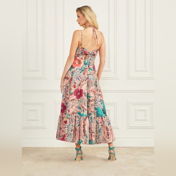 NWOT Guess By Marciano Amazonia Daydream Maxi Dress - Picture 2 of 5